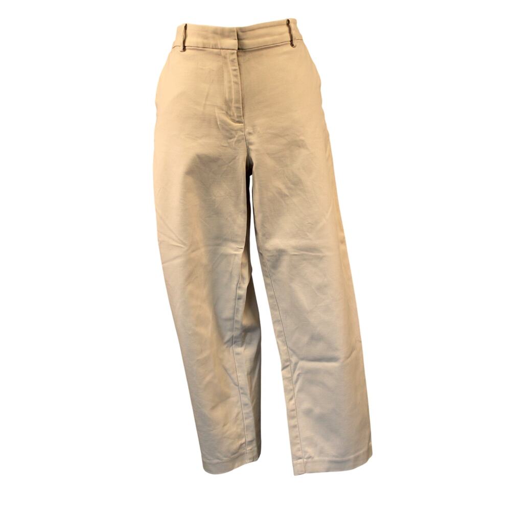 Loft Riviera Slim Women's Khaki Pants Stretch Size 14 Curvy READ